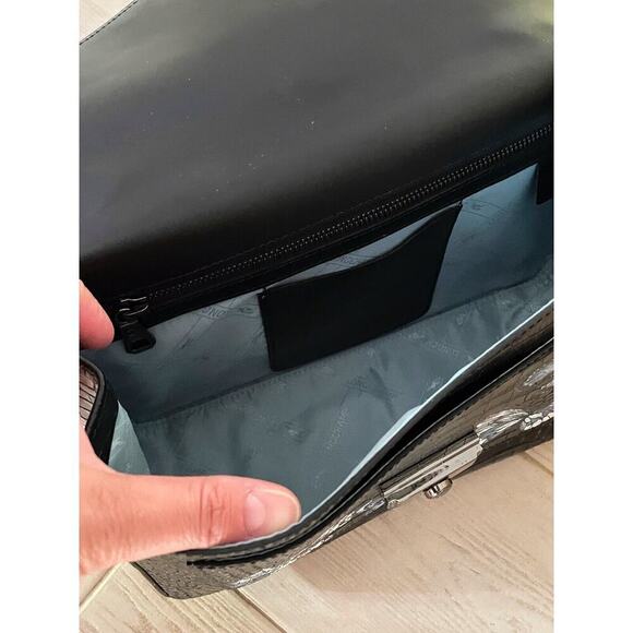 longchamp le pliage Heritage medium shoulder bag Butterfly design leather - Picture 10 of 12